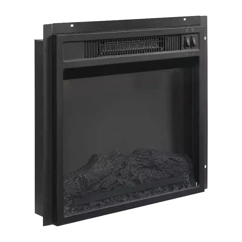 Mueble esquinero para TV con chimenea eléctrica para televisores de hasta 60 pulgadas