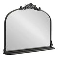 Kate & Laurel All Things Decor 33x26 Arendahl Traditional Arch Mirror with Shelf